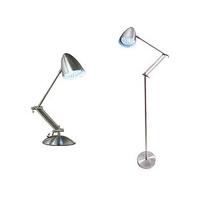 Neostar LED Daylight Desk & Floor Lamps (2 - SAVE £30), Chrome