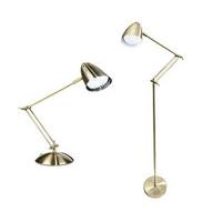 Neostar LED Daylight Desk & Floor Lamps (2 - SAVE £30), Antiqued Bronze