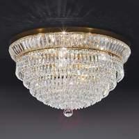 NEW ORLEANS 60 crystal ceiling light, gold