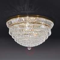 NEW ORLEANS 50 crystal ceiling light, gold