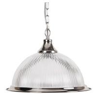 New Jersey American Diner Ceiling Pendant Light in Silver