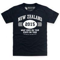New Zealand Tour 2015 Rugby Kid\'s T Shirt