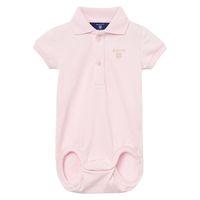 newborn organic pique bodysuit nantucket pink