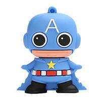 New Cartoon Creative American captain USB 2.0 128GB Flash Drive U Disk Memory Stick