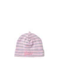 Newborn Striped Hat - California Pink