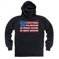 never underestimate stupid people hoodie