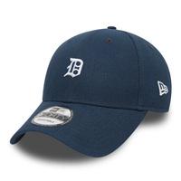 New Era 9Forty Linen Small Logo Cap - Detroit Tigers - Navy