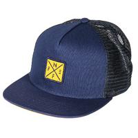 neff crossbar trucker cap navy