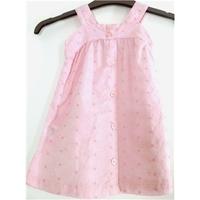 next age 9 12 months pink floral embroidered dress