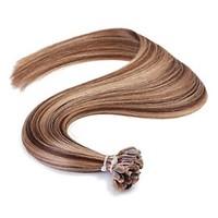 Neitsi 16\'\' Straight Ombre Pre bonded U Nail Tip Fusion Human Hair Extensions 1g/s 50g/lot