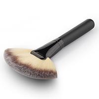 new 1pc soft makeup large fan brush blush powder foundation make up to ...
