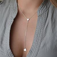 Necklace Pendant Necklaces Jewelry Party / Daily / Casual Fashion Alloy Silver 1pc Gift