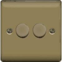 Nexus Pearl Nickel Dimmer Switch