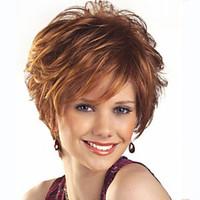 New Arrival Wigs Women lady Short Brown Color Synthetic Hair Wigs