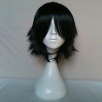 New Arrival Woman\'s Synthetic Hair Wigs Short Straight Natural Black Animated Wigs Cosplay Wig Party Wigs 019A