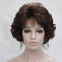 New Wavy Curly Auburn 31# Short Synthetic Hair Full Women\'s Thick Wigs For Everyday