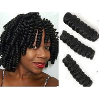 New style Curlkalon crotchet braid hair bouncy twist saniya curls free hook gift Synthetic braiding haar extension 20roots/pack 5packs make head