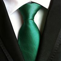 New Solid Green Classic Formal Men\'s Tie Necktie Wedding Party Gift TIE0009