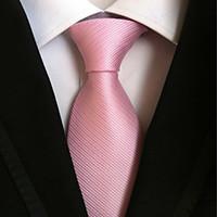 New Pink Classic Formal Men\'s Tie Necktie Wedding Party Gift TIE0115