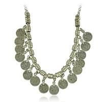 New Gypsy Coin Statement Vintage Necklace