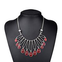 Necklace Choker Necklaces Jewelry Birthday Party Daily Christmas Gifts Others Tassels Fashion Bohemia Style Alloy Women 1pc Gift Red