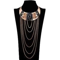 Necklace Statement Necklaces Jewelry Birthday Wedding Party Daily Heart Bohemia Style Alloy Women 1pc Gift Gold