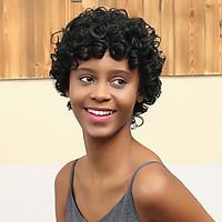 New Pattern Short Volume Prevailing Fashionable African Roll Human Hair Wig