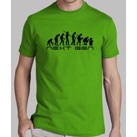 next gen pc evoution shirt guy