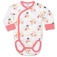 newborn baby wrap around bodysuit pink quality kids boys girls