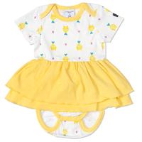 Newborn Baby Bodysuit Dress Combo - Yellow quality kids boys girls