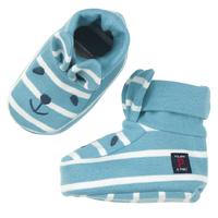 newborn baby booties blue quality kids boys girls