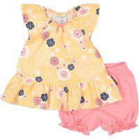 Newborn Baby Dress And Shorts Set - Orange quality kids boys girls