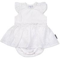 Newborn Bodysuit With Skirt - White quality kids boys girls