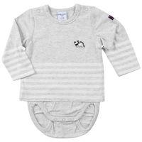 newborn baby 2 in 1 bodysuit grey quality kids boys girls