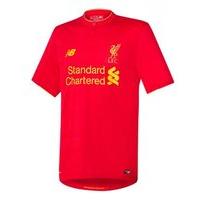 New Balance Liverpool FC 2016/17 Short Sleeve Home Jersey - Youth - Red
