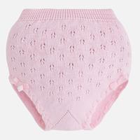Newborn baby girl knit knickers with openwork Mayoral
