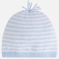 Newborn striped knit beanie Mayoral