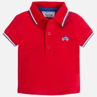 newborn short sleeve polo shirt mayoral