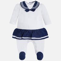 Newborn baby girl sailor pyjamas Mayoral