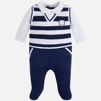 newborn baby boy knit onesie mayoral