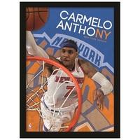New York Knicks 30x40cm Framed Print - Carmelo Anthony