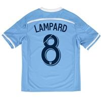 New York City FC Home Shirt 2015-16 - Kids with Lampard 8 printing