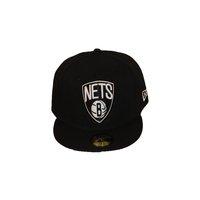 new era nba team brooklyn nets cap black