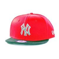 new era kids tricol basic new york yankees cap scarlet