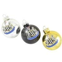 Newcastle United Tree Baubles (round)
