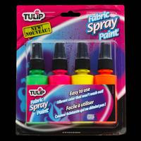 Neon Fabric Spray Paint (4 Pack)