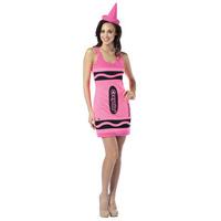 Neon Pink Crayola Tank Dress