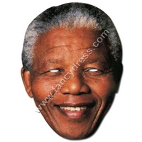 Nelson Mandela Paper Mask