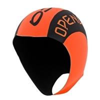 neoprene swim cap high vis orange