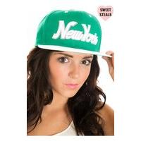 New York Snap Back Cap In Green